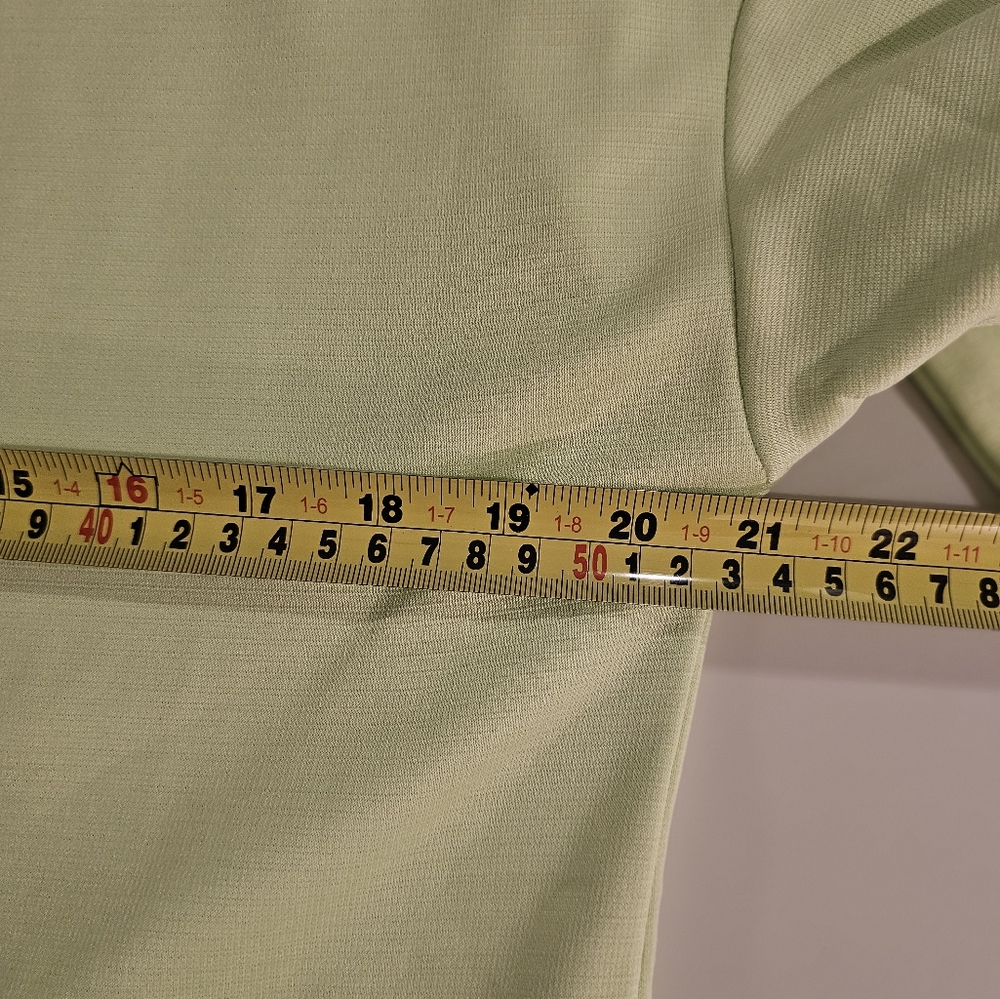 Talbots Light Green Turtleneck Pullover Sweatshirt - Picture 4 of 5